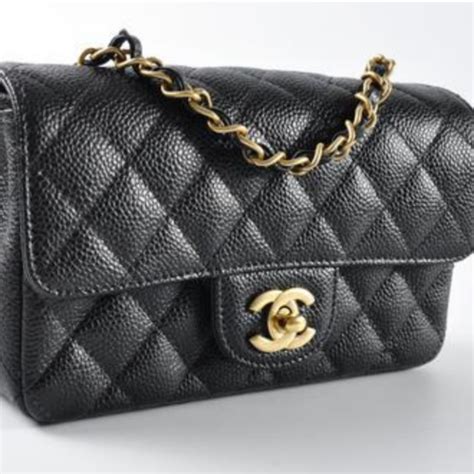 chanel mini black caviar rectangular|Mini Bags .